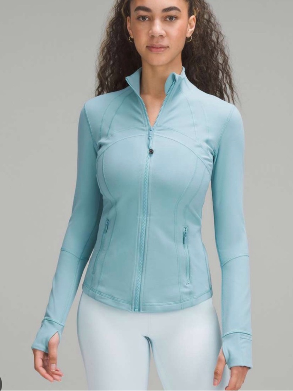 lululemon tidal teal define jacket align 25” High-Rise Performance Leggings set - Picture 3 of 9